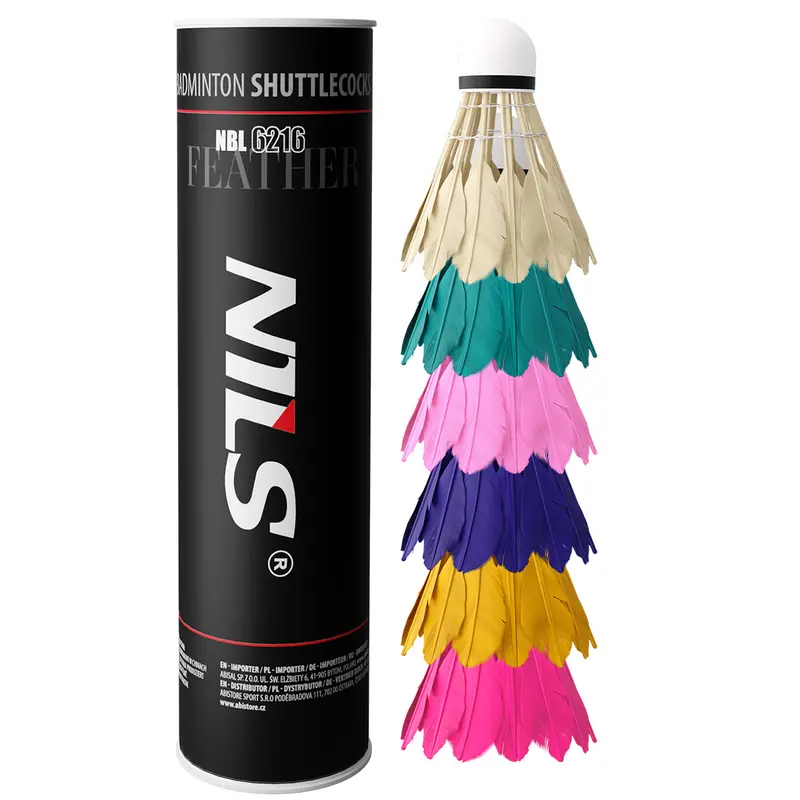NBL6216 FEDERBÄLLE MULTICOLOR 6 ST. NILS