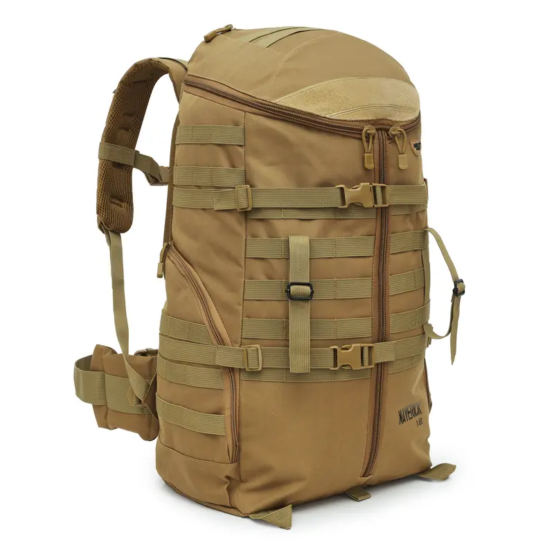 NC3903 TAKTISCHER RUCKSACK BRAUN MAVERICK 65L NILS CAMP