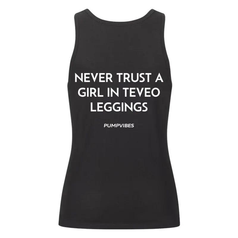 NEVER TRUST DAMEN TANK TOP