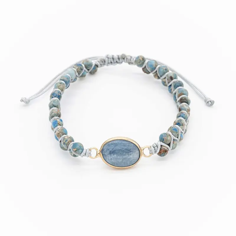 Noa - Geflochtenes Jaspis Armband