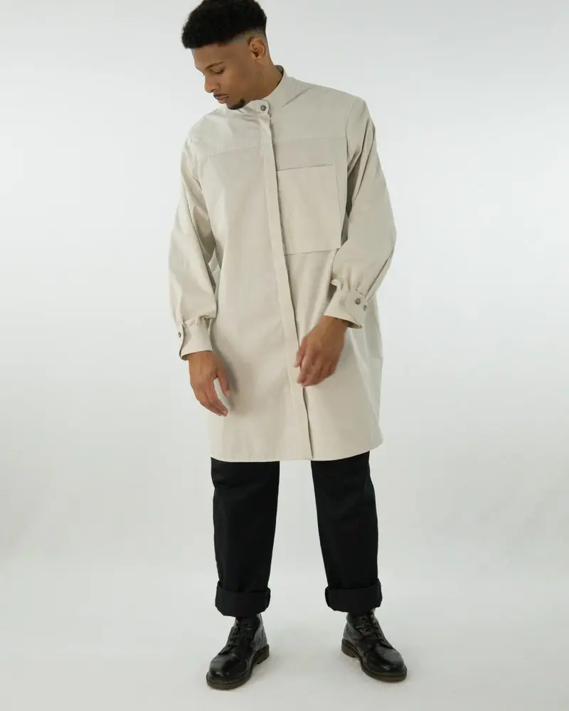 NOBUO Light Hemd Bio-Chambray Unisex – Handgefertigt Berlin