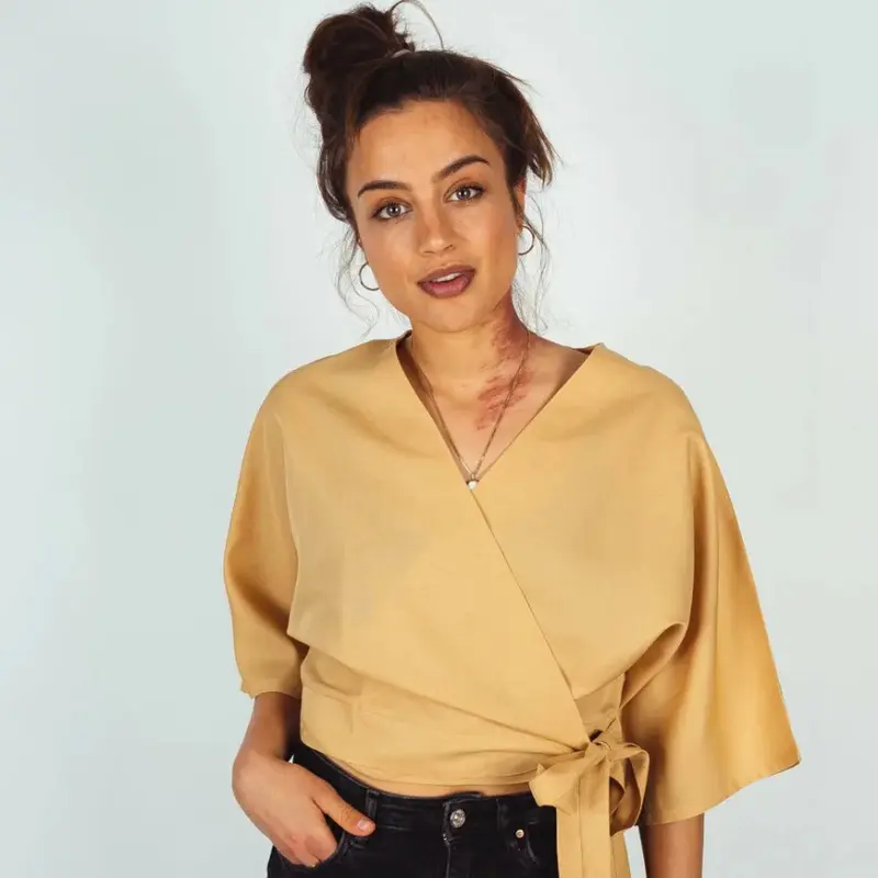 Noorlys Damen Bluse "ELEA" - Sand