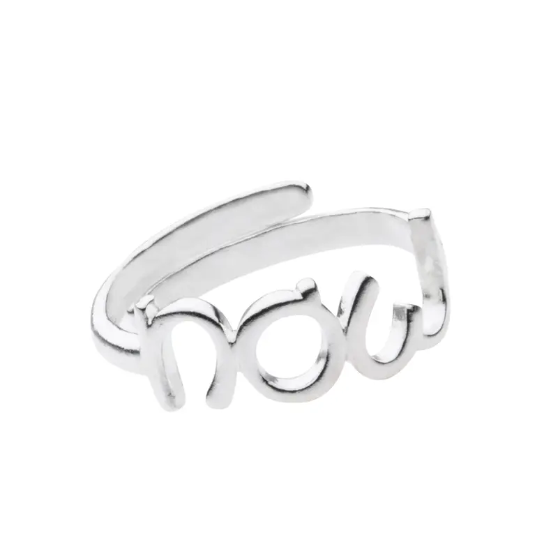 NOW Ring Silber