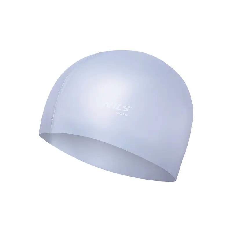 NQC EINFARBIG SL01 GRAU BADEKAPPE SILIKON NILS AQUA
