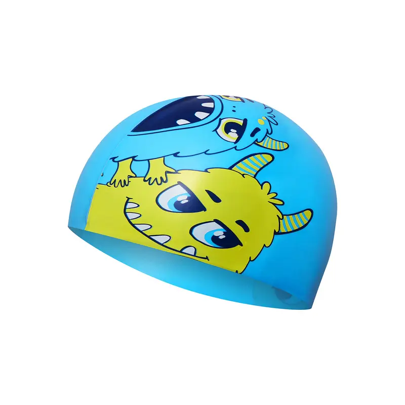 NQC MONSTER BLUE BADEKAPPE FÜR KINDER SILIKON NILS AQUA