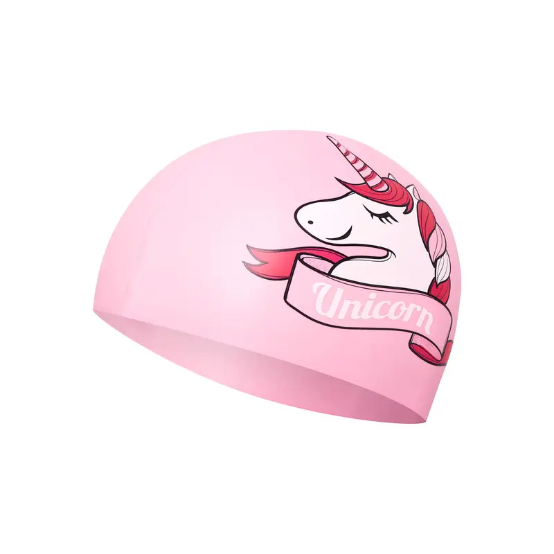 NQC UNICORN ROSA BADEKAPPE FÜR KINDER SILIKON NILS AQUA