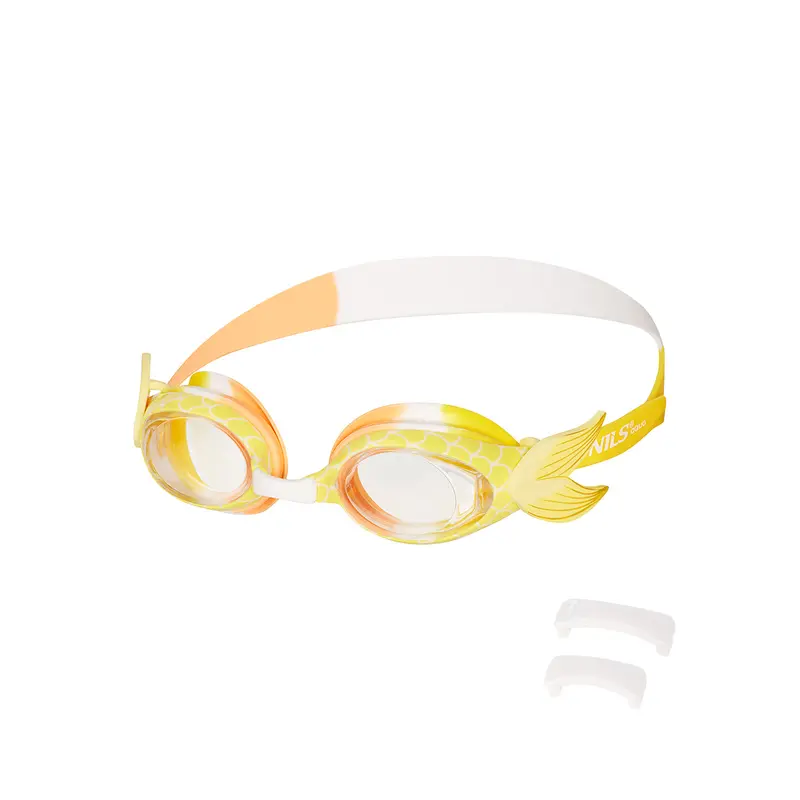 NQG870SAF GELB MERMAID JUNIOR SCHWIMMBRILLE NILS AQUA