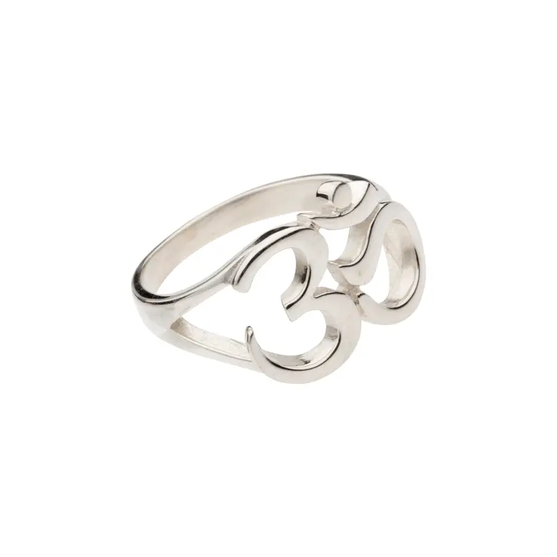 OM Ring Silber