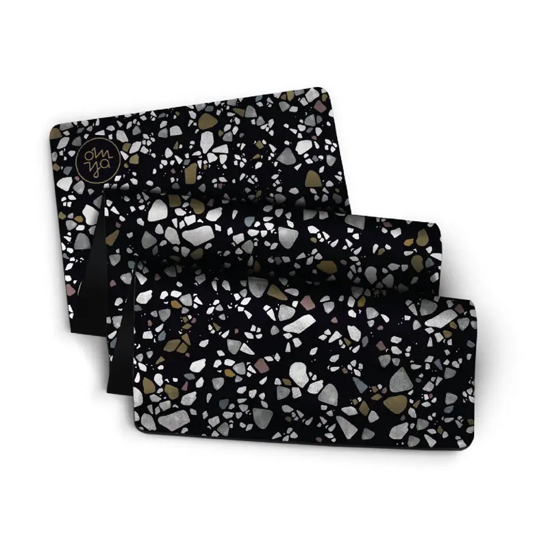 OM YA Yogamatte "Dark Terrazzo" Komfort