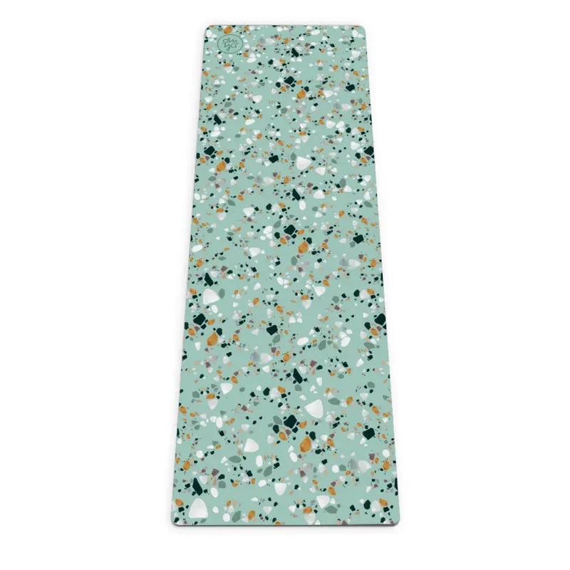 OM YA Yogamatte "Mint Terrazzo" Komfort