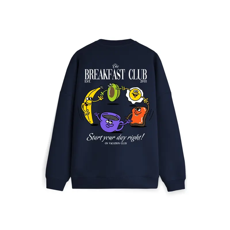 On Vacation Sweater "Breakfast Club"
