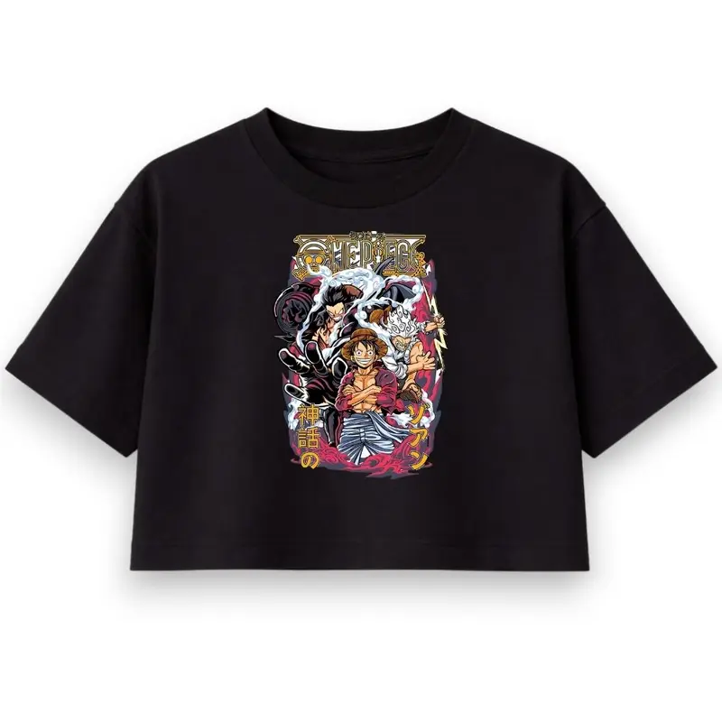 ONE FAMILY OVERSIZE CROP TOP