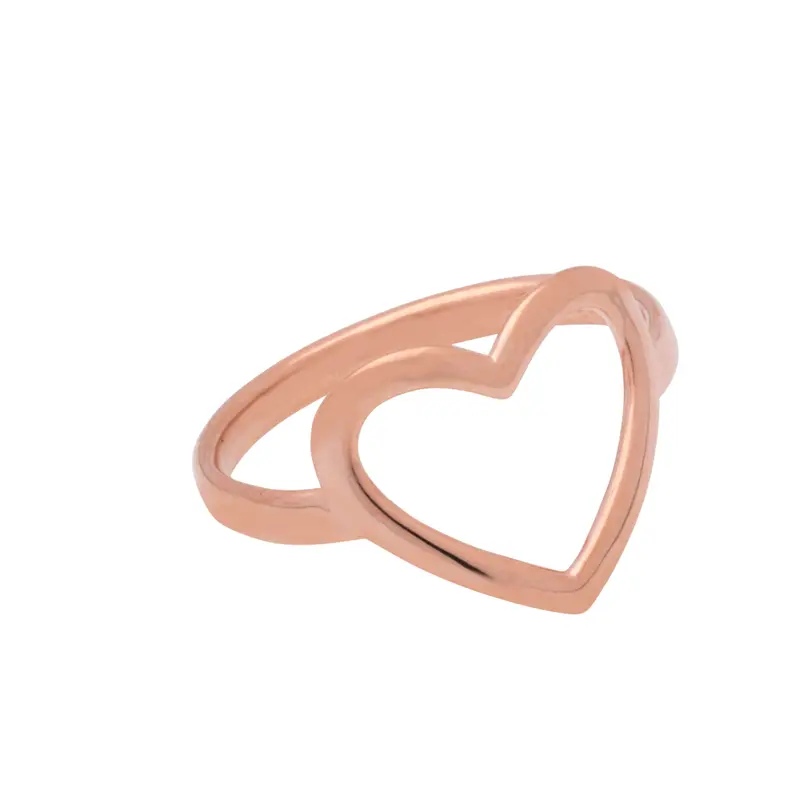 Open Heart Ring Roségold