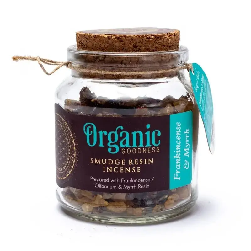 Organic Weihrauch & Myrrhe Smudge Weihrauchharz 100g