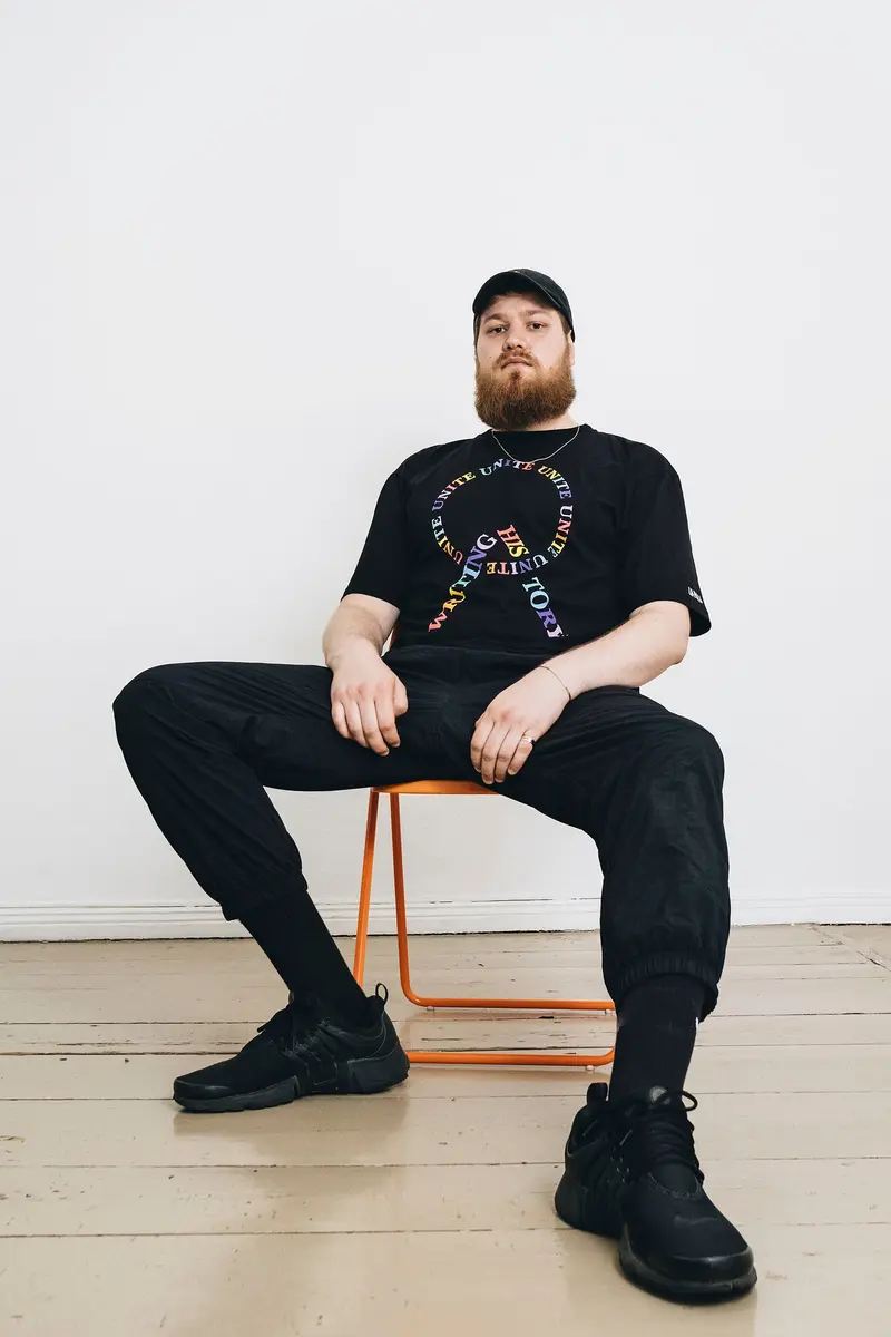 oversize T – UNITE (black) | 100 % Bio-Baumwolle | fair & nachhaltig