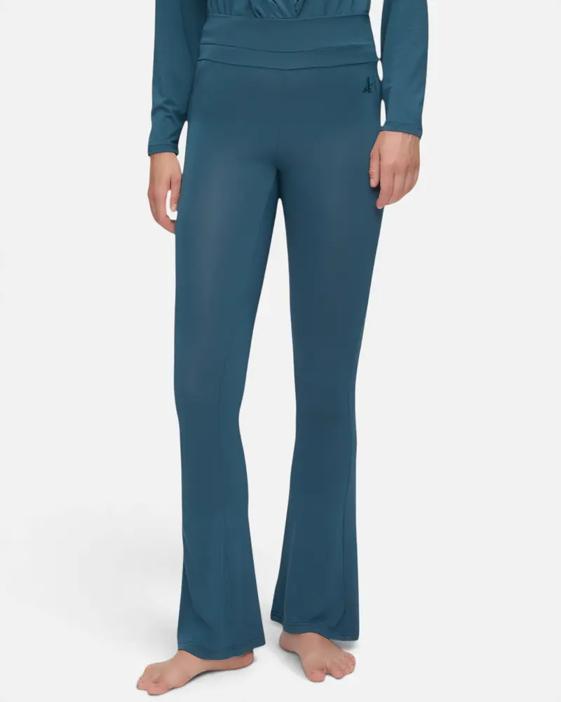 Pants Long - Bootcut - Petrol