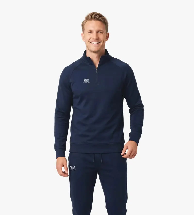 PAPILLON HALFZIP HERREN, NAVY