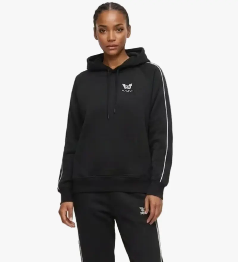 PAPILLON HEAVY PIPE JOGGINGANZUG DAMEN, SCHWARZ