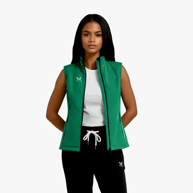 PAPILLON SOFTSHELL WESTE DAMEN 2.0, IRISH-GRÜN