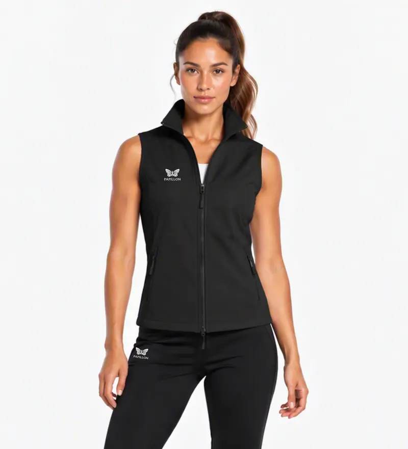 PAPILLON SOFTSHELL WESTE DAMEN 2.0, SCHWARZ