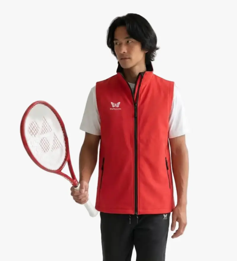 PAPILLON SOFTSHELL WESTE HERREN 2.0, ROT