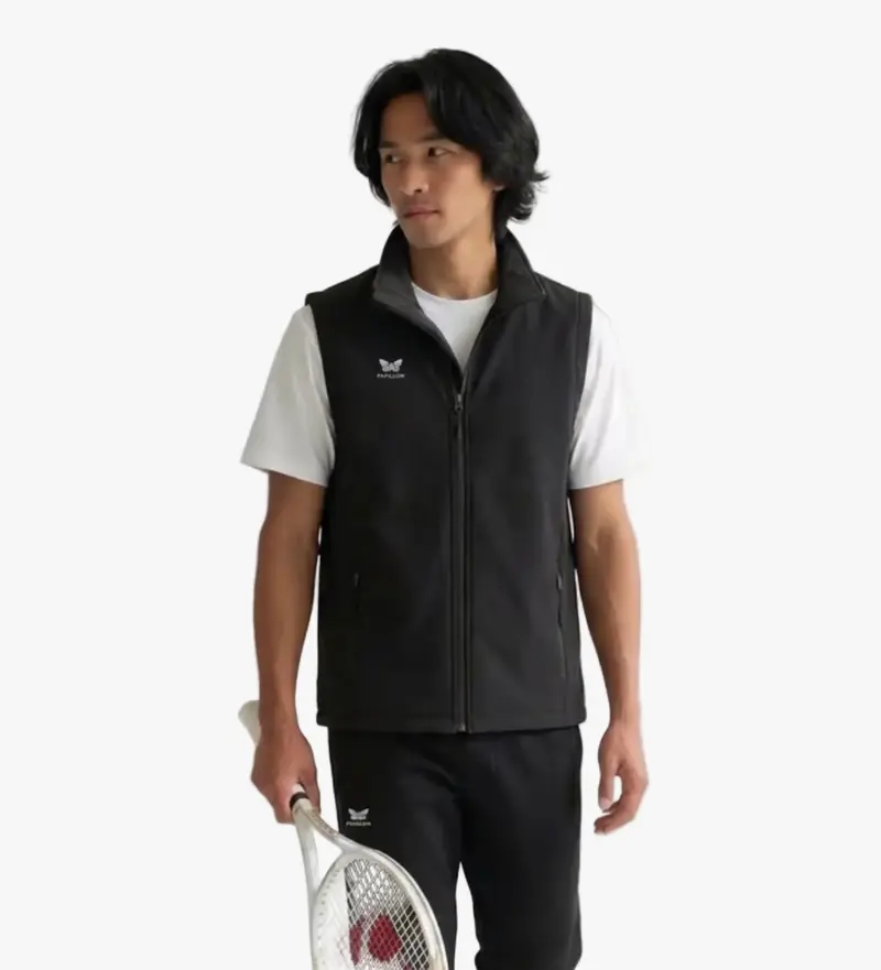 PAPILLON SOFTSHELL WESTE HERREN 2.0, SCHWARZ