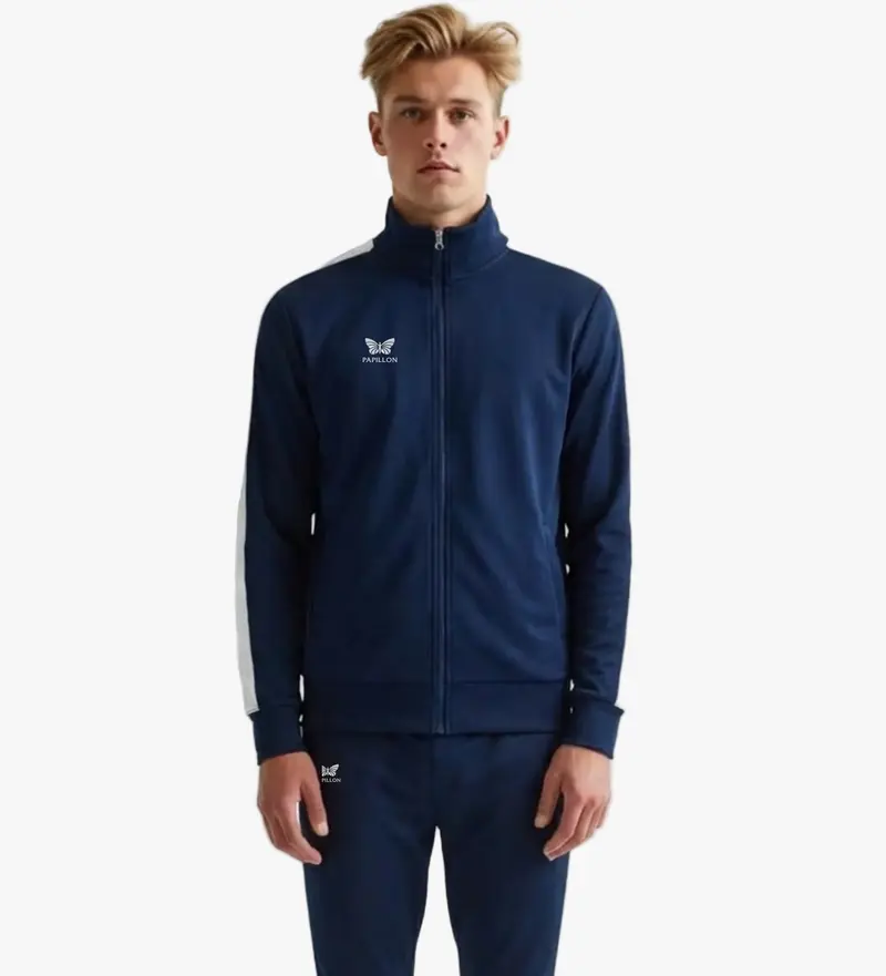 PAPILLON TRAININGSJACKE HERREN, NAVY-WEIß