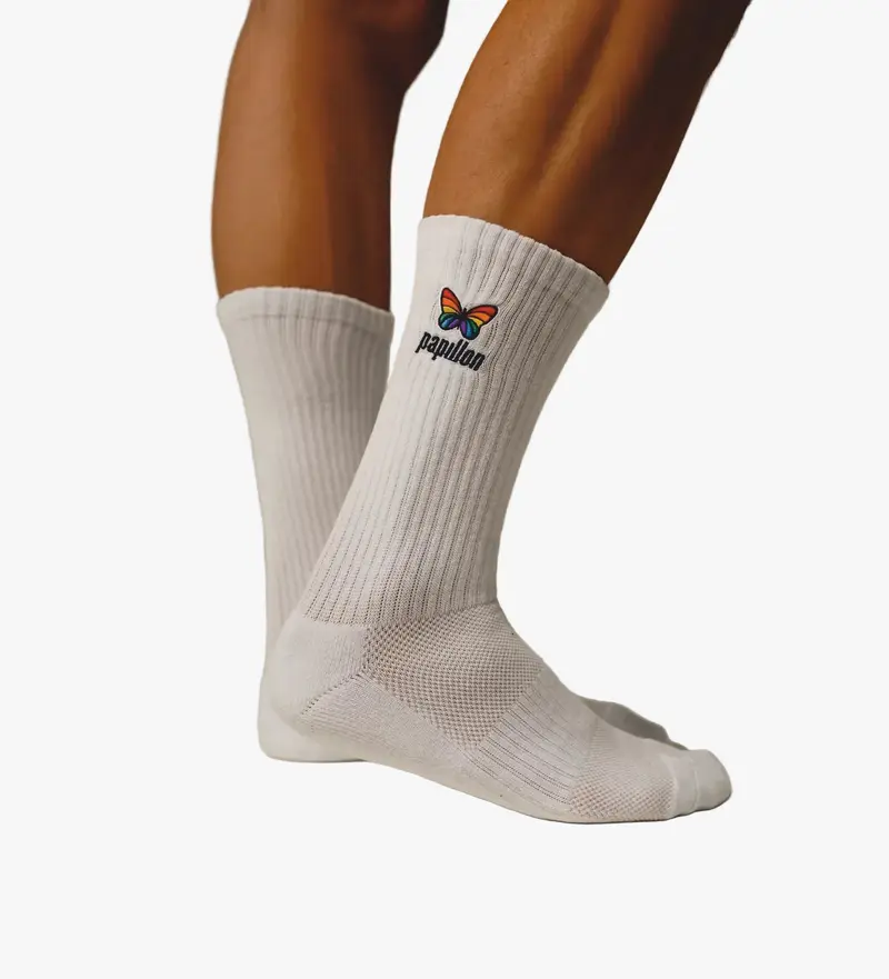 PAPILLON VINTAGE TENNIS SOCKEN, BUNT