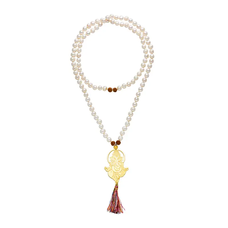 Perlen Ganesha Mala "Inner Peace"