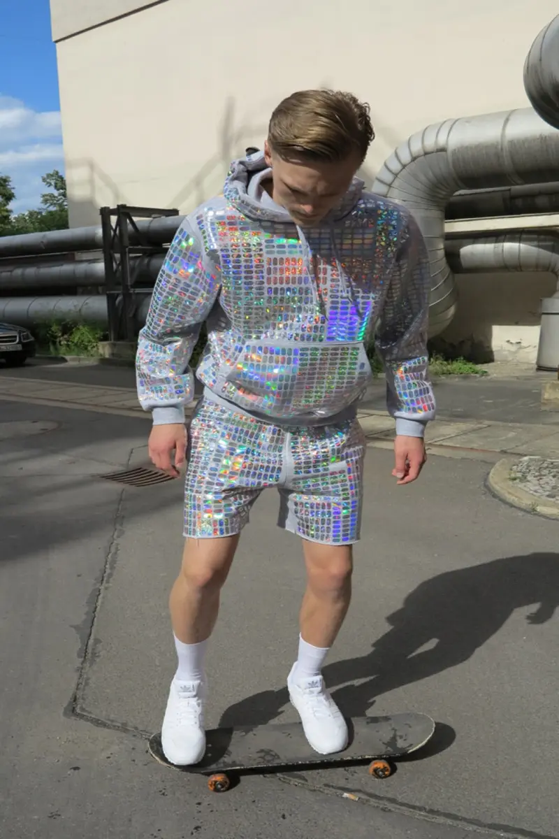 Pills Allover Shorts – Unisex | Shiny Foil | Comfy Fit