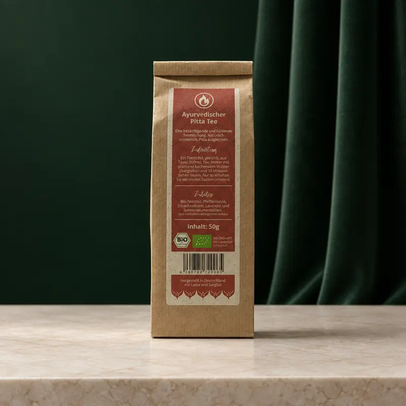 Pitta Tee | Ayurvedische Bio-Kräuterteemischung, kühlend, 50 g