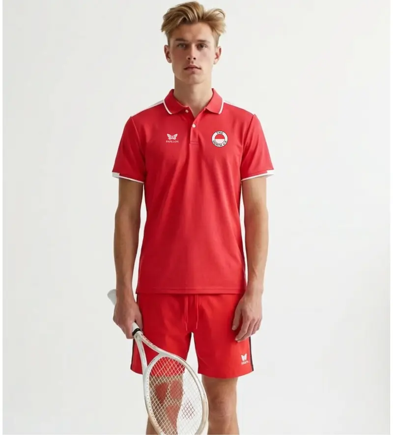 POLO HERREN, ROT-WEIß