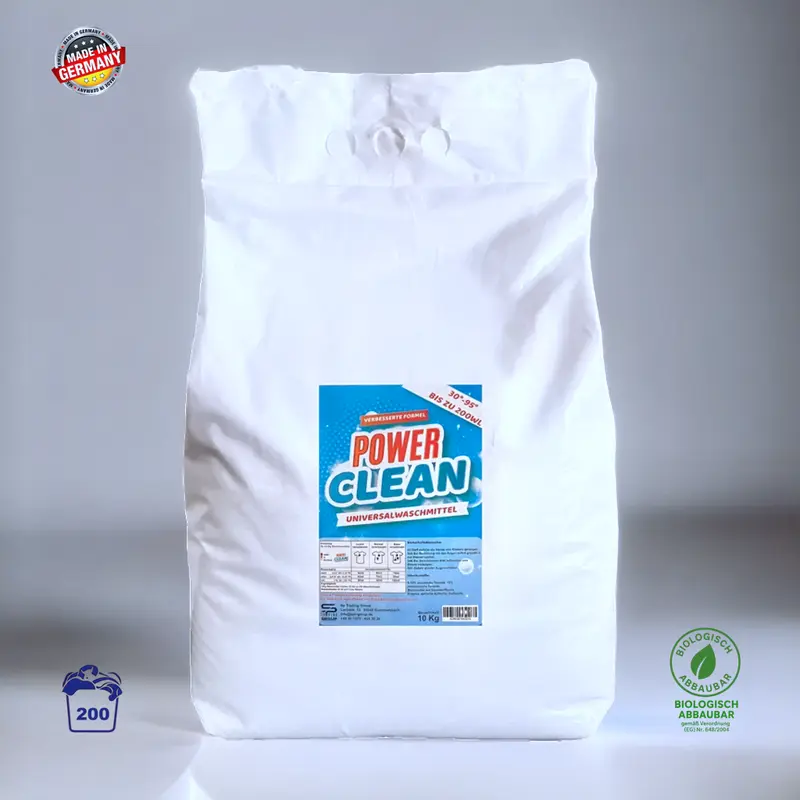 Power Clean Universalwaschmittel 10 kg – Industriequalität für Haushalt & Gewerbe