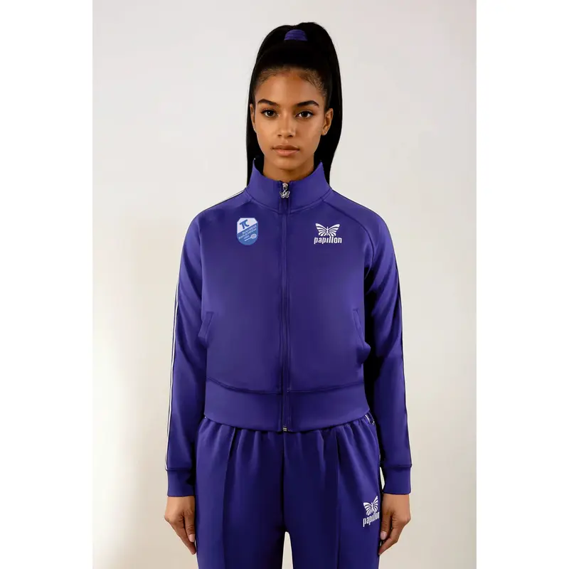 PREMIUM TRACKSUIT JACKE DAMEN, BLAU