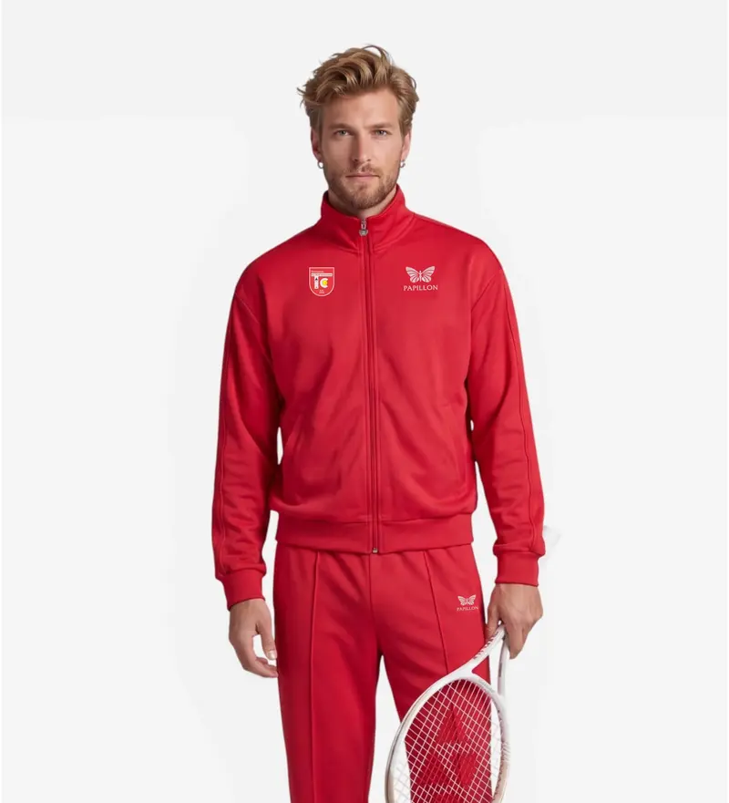 PREMIUM TRACKSUIT JACKE HERREN, ROT