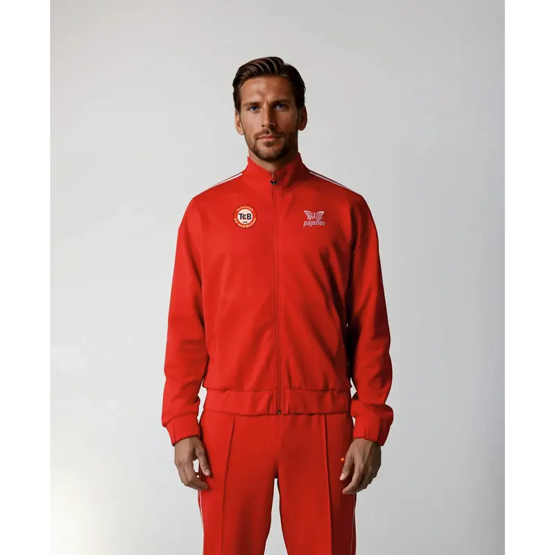 PREMIUM TRACKSUIT JACKE HERREN, ROT