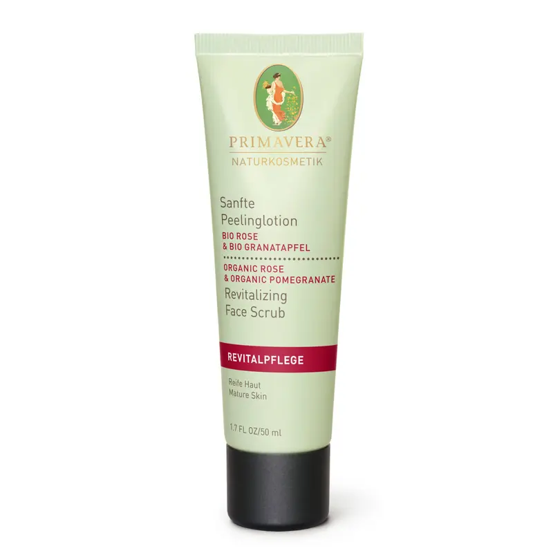 PRIMAVERA Sanfte Peelinglotion "Bio-Rose & Bio-Granatapfel" 50 ml