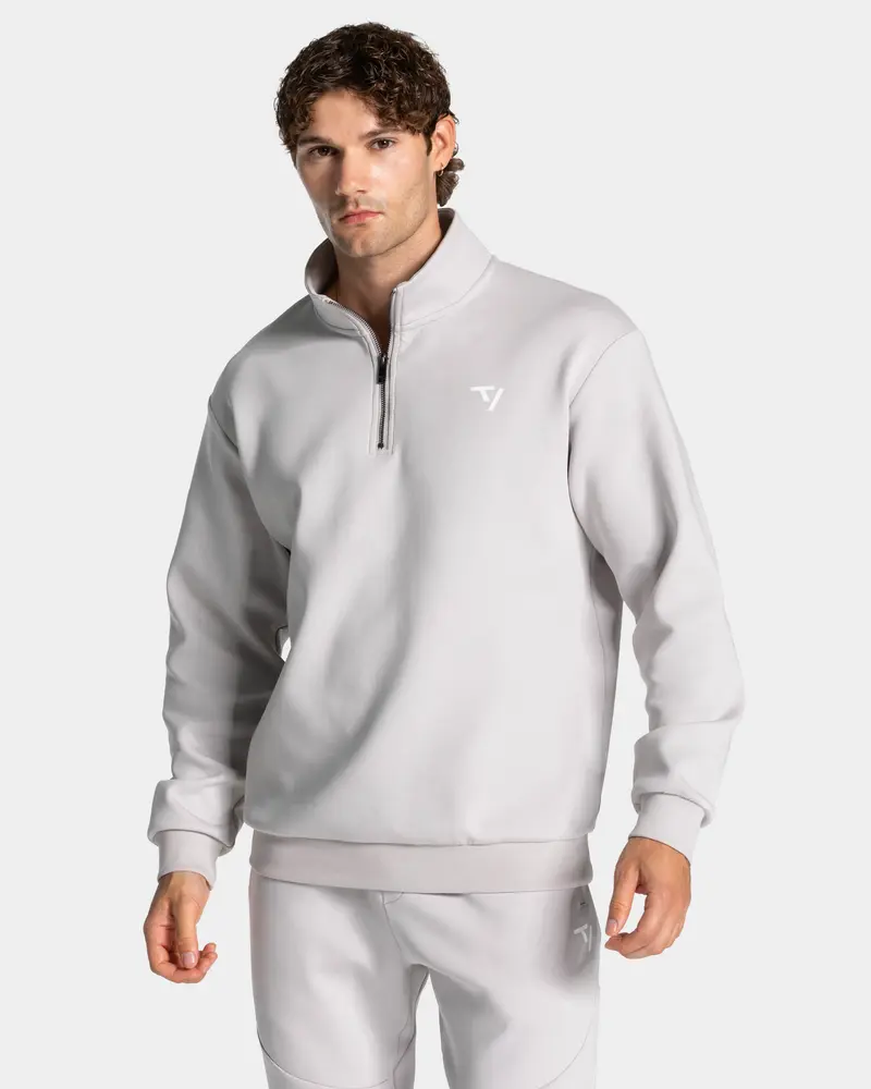 Prime Half Zip Sweater "Silver"