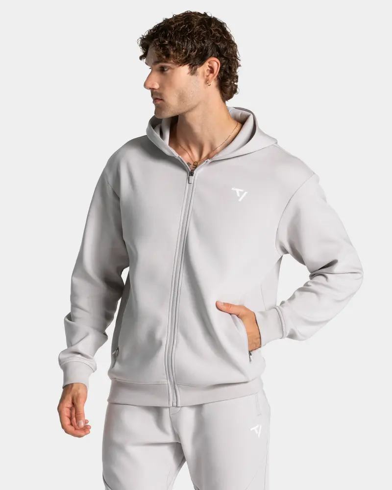 Prime Zip Hoodie "Silver"