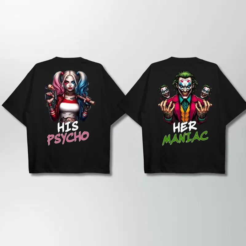 PSYCHO & MANIAC - COUPLE SHIRT
