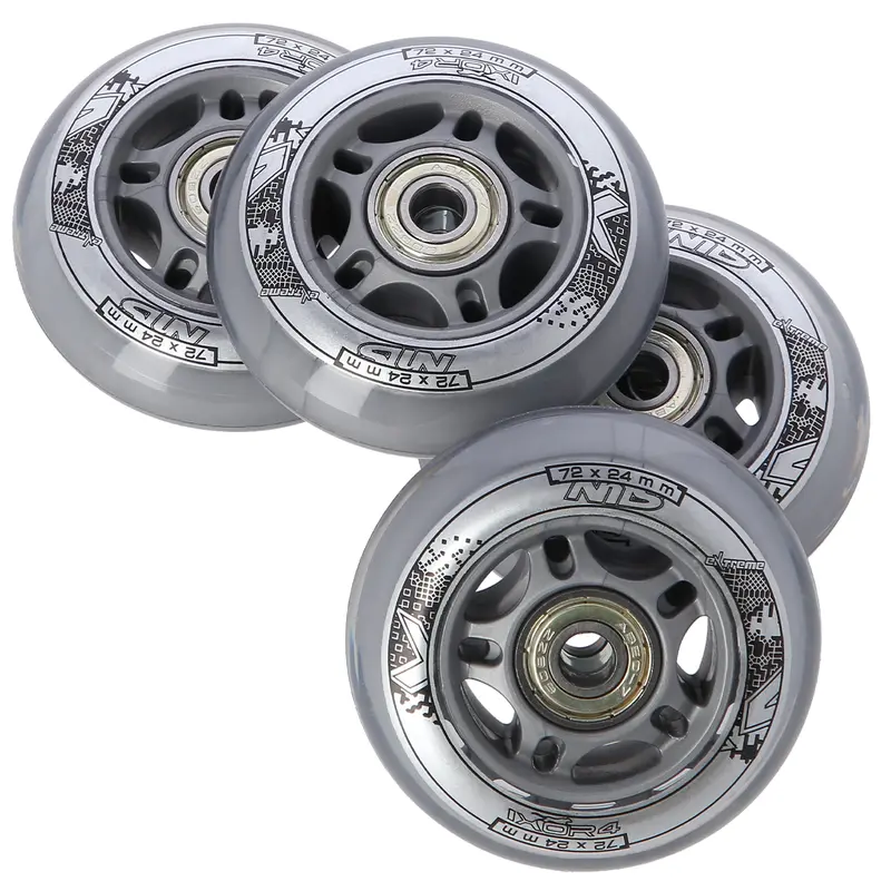PU 72x24 82 A TRANSPARENT N (4 St.) + ABEC-7 (8 St.) SET NILS EXTREME