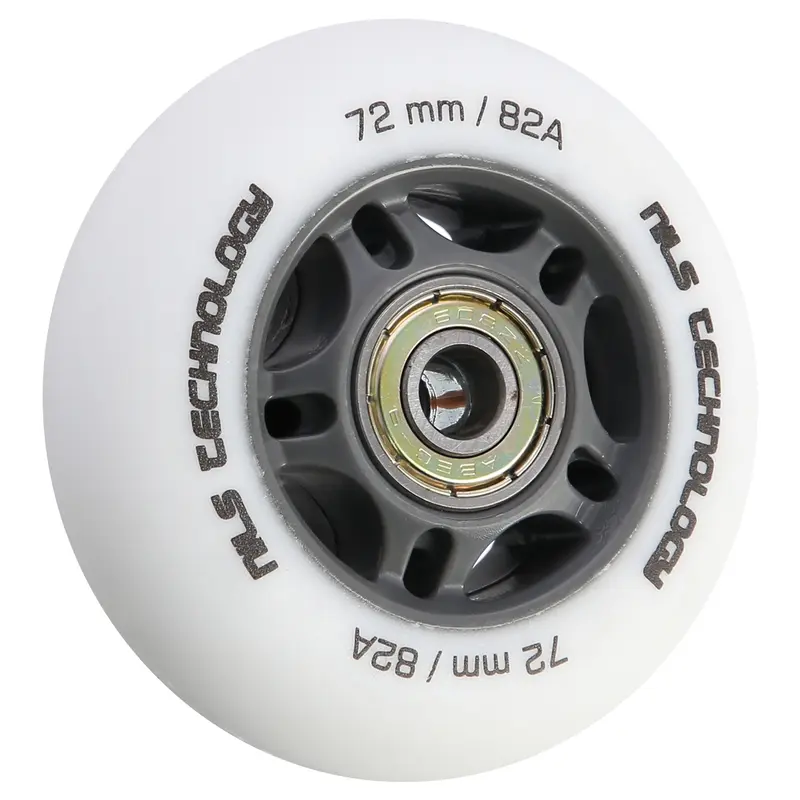 PU 72x24 82A WEIß MATT (4 St.) + ABEC-9 (8 St.) SET NILS EXTREME