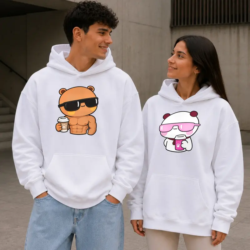 PUMPI & PUFFY - COUPLE HOODIE