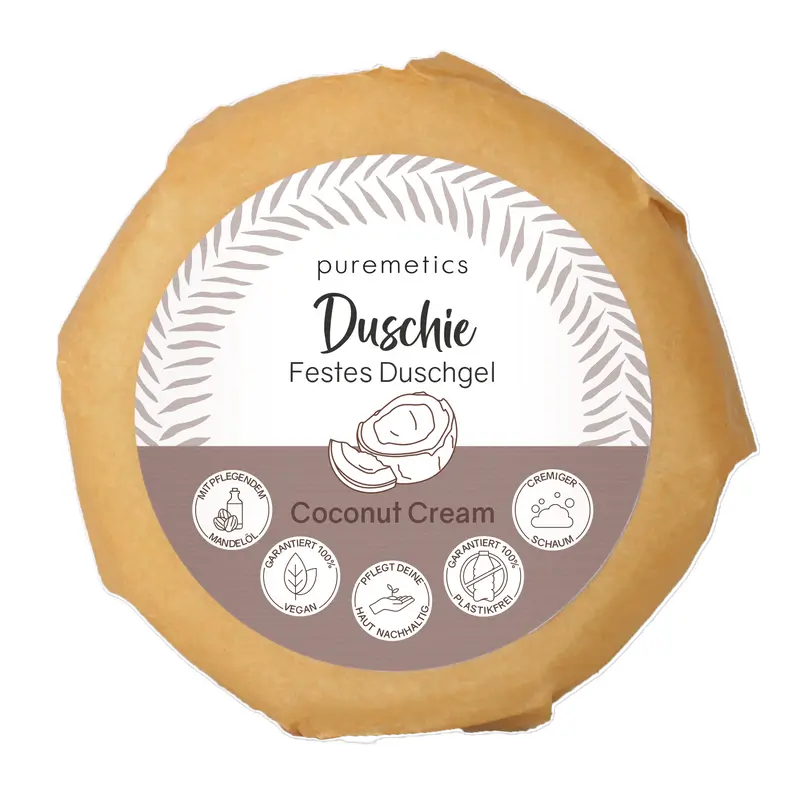 puremetics Festes Duschgel "Duschie" 60 g