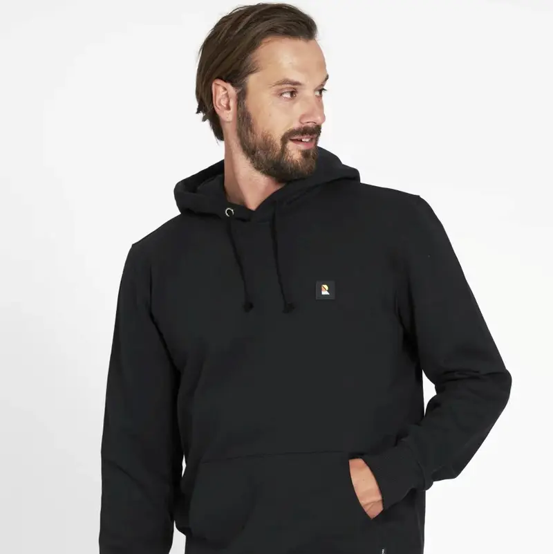 recolution Herren Hoodie "RECO BADGE" - Black