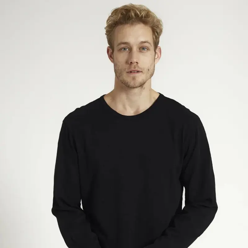 recolution Herren Longsleeve "MACA" - Black