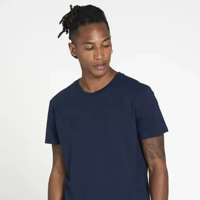 recolution Herren T-Shirt "Long AGAVE" - Navy
