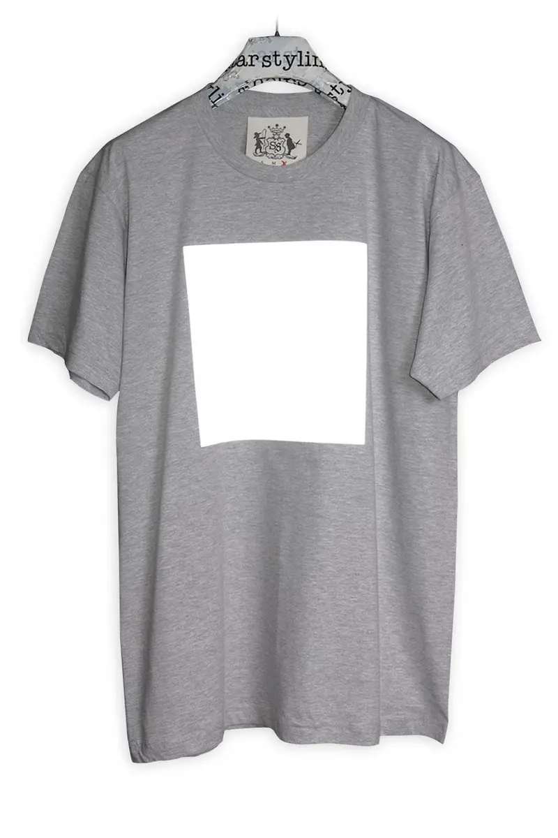 Reflect Big Square Tee – Unisex Shirt mit reflektierendem Print