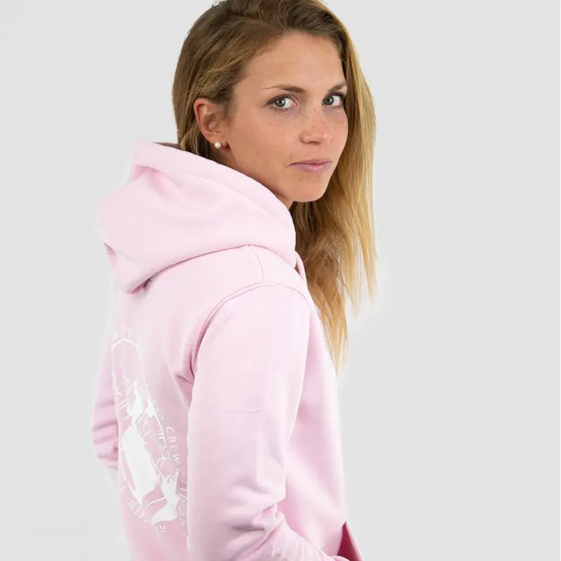 Restless Crew Damen Hoodie "MOUNTAINS Petal" - Pink