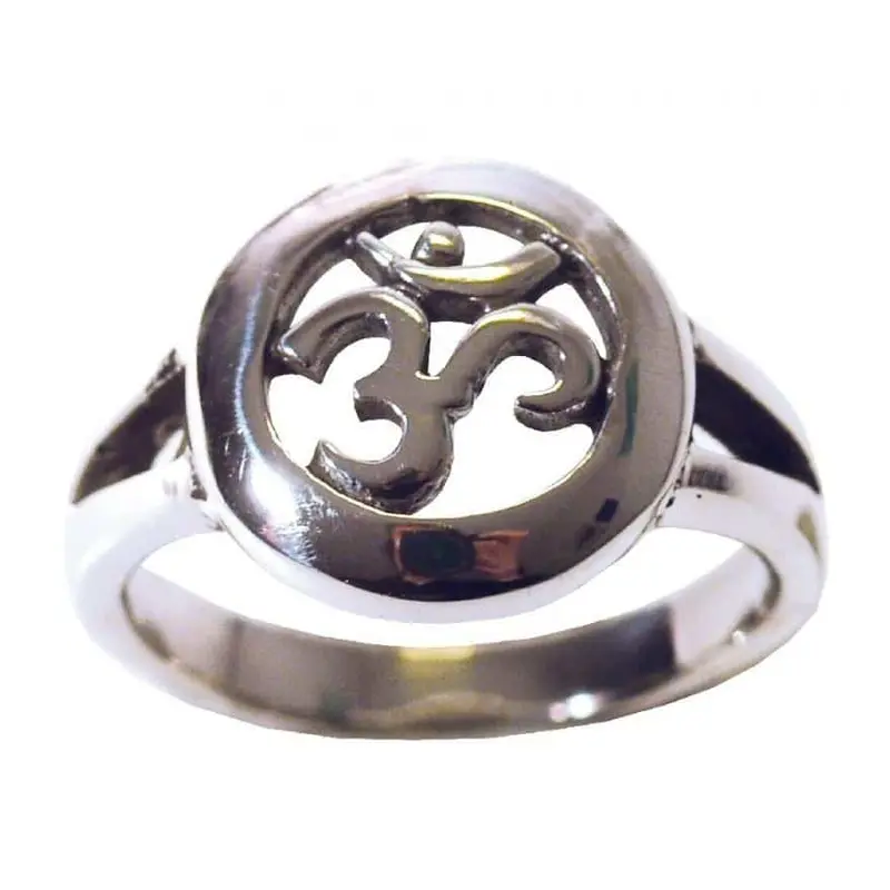 Ring 'Om' silber